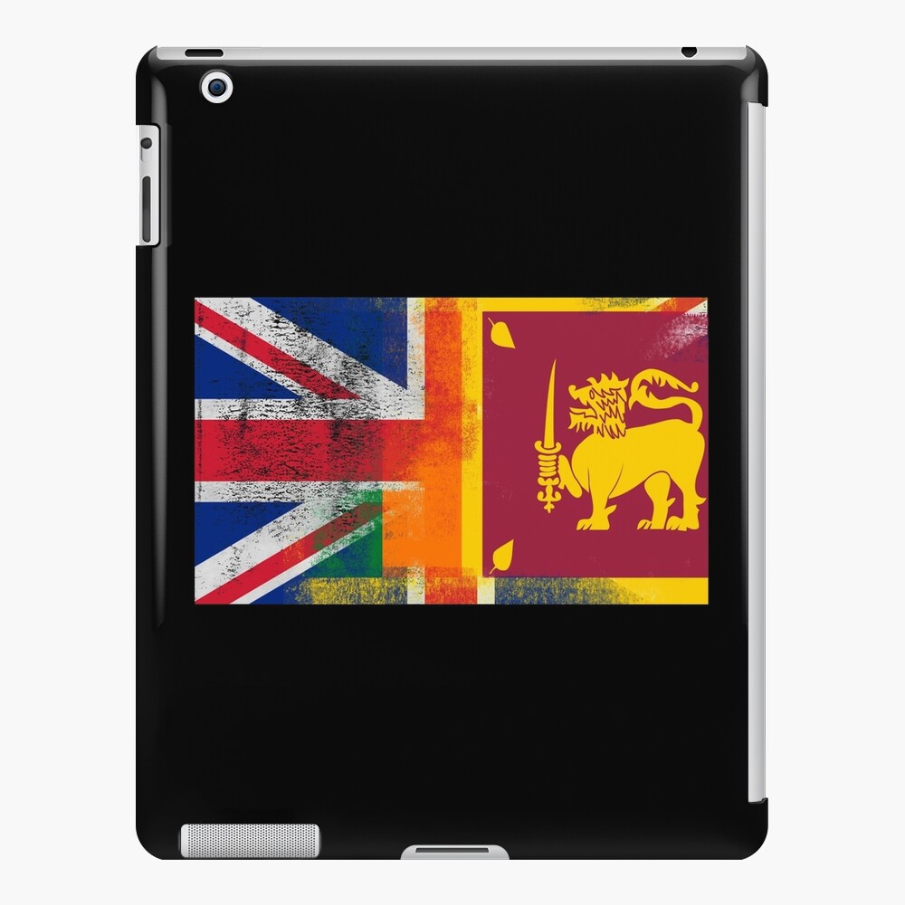 British Sri Lankan Half Sri Lanka Half Uk Flag Ipad Case And Skin By Ozziwar Redbubble 3816