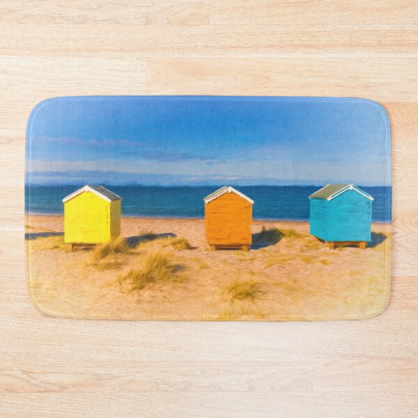 Item preview, Findhorn Beach Huts Artwork Moray Scotland designed and sold by PhotosEcosse.