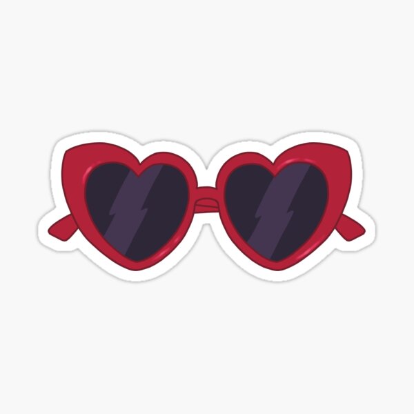 Red heart love letter aesthetic dollette coquette - Girl - Sticker