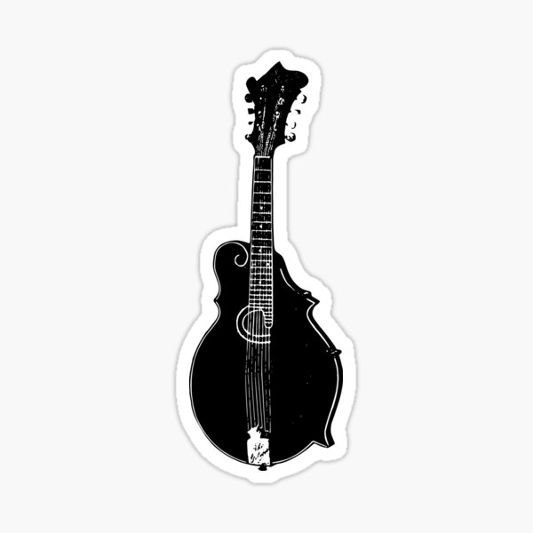 "Mandolin " Sticker for Sale by bethdaydreamzz Redbubble