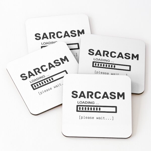 Item preview, Copy of Sarcasm Loading (Black Text) designed and sold by pinkypingu.