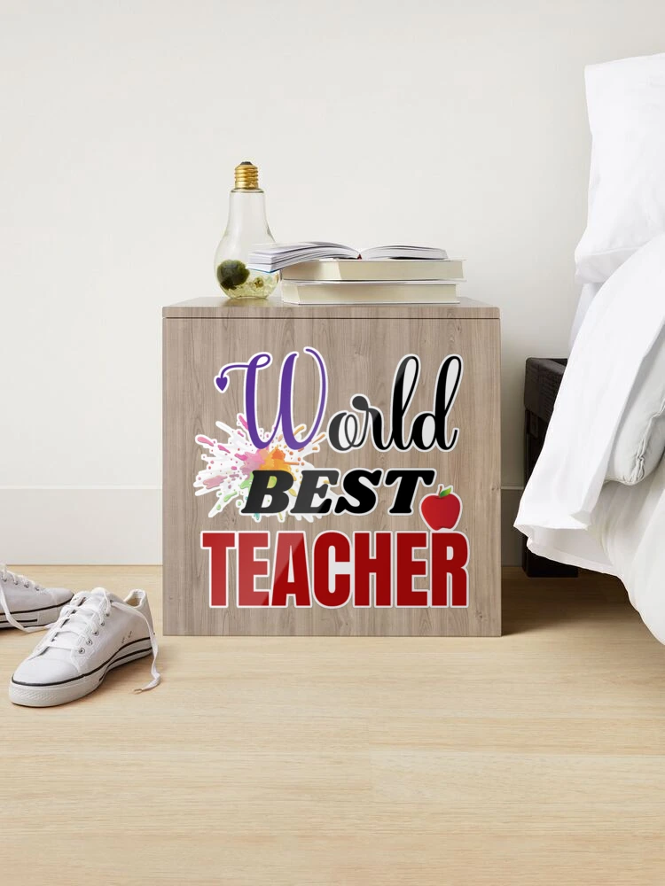 Best Teacher Sticker — give with joy