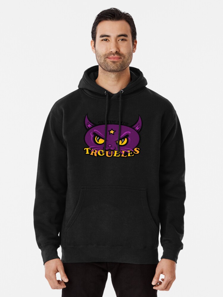 Alternate view of Star Belle - Gettin' Into TROUBLES Pullover Hoodie