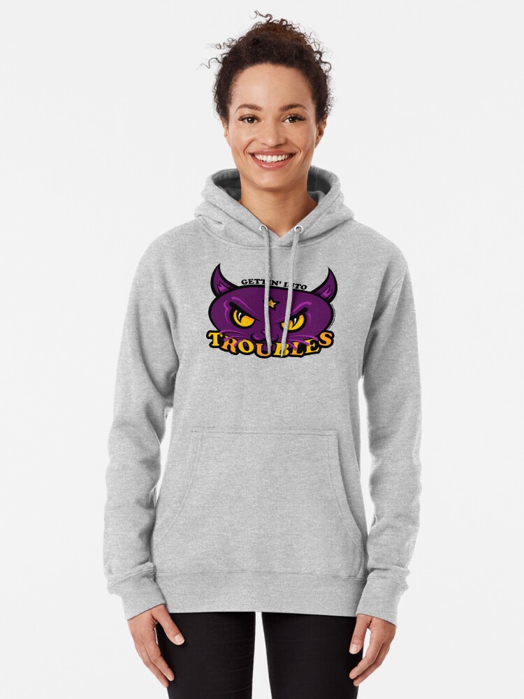 Alternate view of Star Belle - Gettin' Into TROUBLES Pullover Hoodie