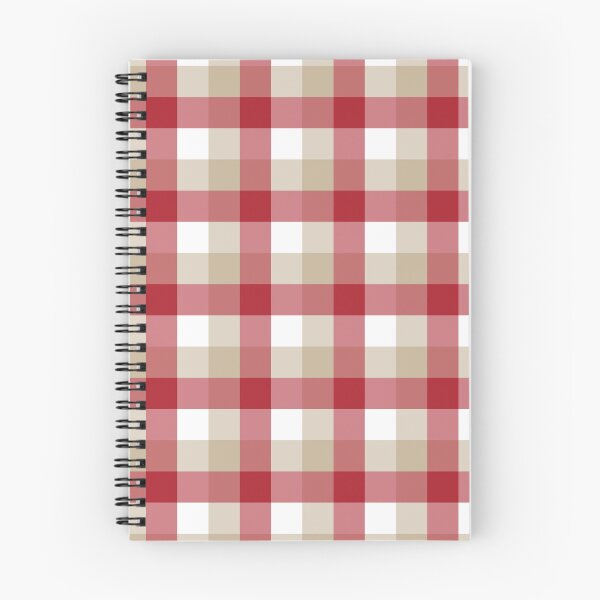 Item preview, Gingham Plaid Pattern (red/tan/white) designed and sold by Design Minds Boutique.