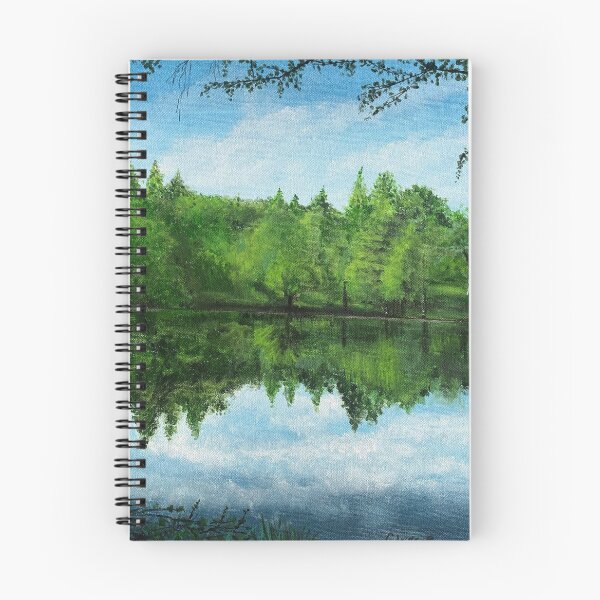 Item preview, Green trees scenery countryside artwork  designed and sold by CIArtShop.