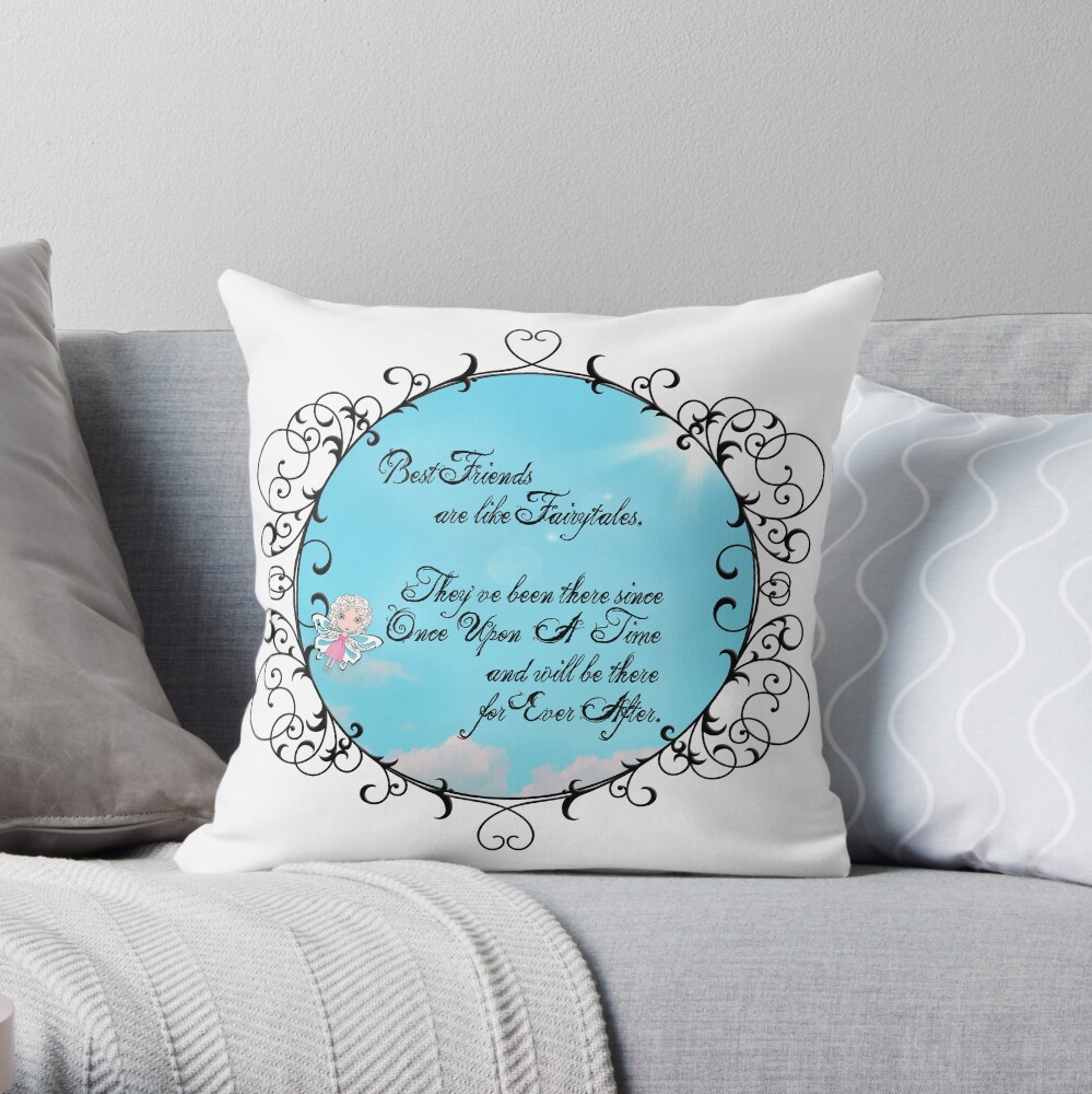 My Fairytale Friend Throw Pillow