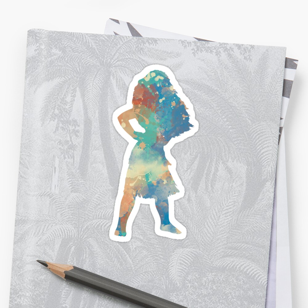 Character Inspired Silhouette Sticker By Kimhutton Redbubble 