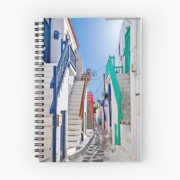 Item preview, The colorful railings of Mykonos designed and sold by Hercules Milas.