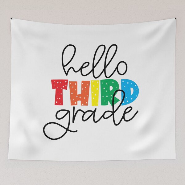 Item preview, Hello Third Grade! designed and sold by hardscuffle.