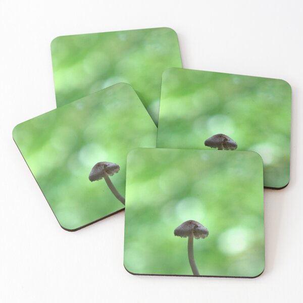 Item preview, Tiny Mushroom Green Bokeh Background designed and sold by Nalinne Jones.