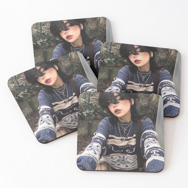 Item preview, Emo goddess sits in blue designed and sold by emoartwork.