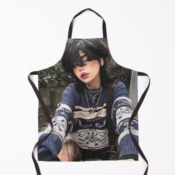 Item preview, Emo goddess sits in blue designed and sold by emoartwork.