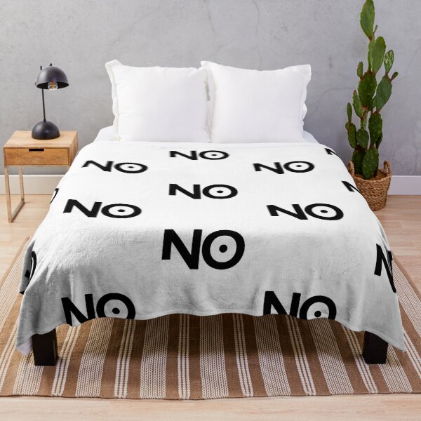 Item preview, No (black text) designed and sold by pinkypingu.