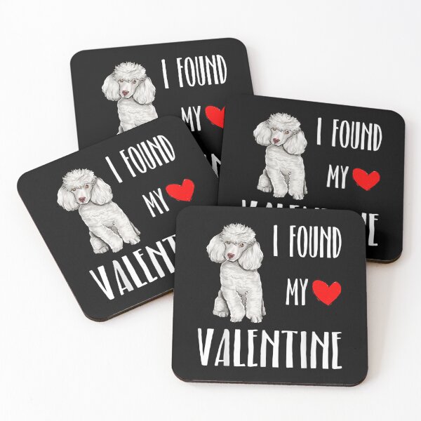 Item preview, I Found My Valentine Day Poodle Dog Lover designed and sold by DrewDzung.