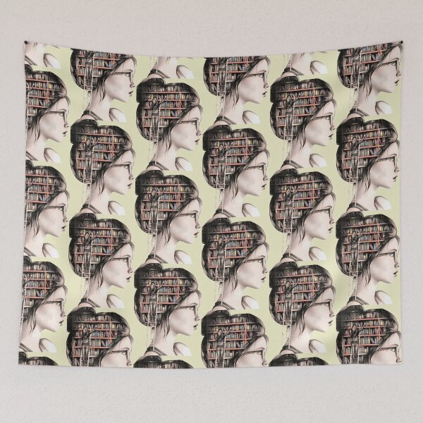 Item preview, Inside of the mind of a book lover  designed and sold by Arteartz.