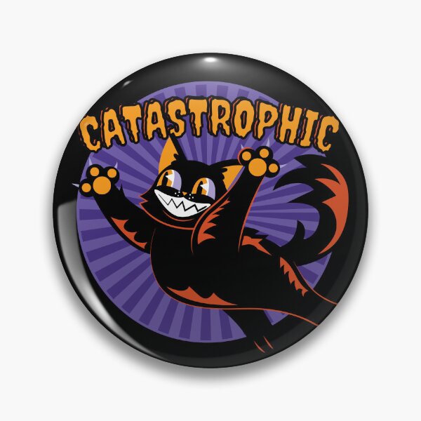 Item preview, Catastrophic Comic Cat- Funny pun designed and sold by Anxatzi.
