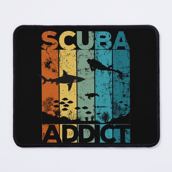 Item preview, Scuba Addict (Underwater Retro Design For Divers) designed and sold by StudioAquaLumos.