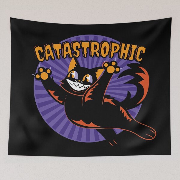 Item preview, Catastrophic Comic Cat- Funny pun designed and sold by Anxatzi.