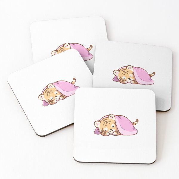 Item preview, Cute Sleeping Tiger Sticker designed and sold by 10six.