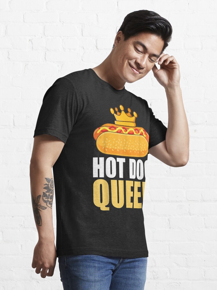 Lady Eating Hot Dog T-Shirt