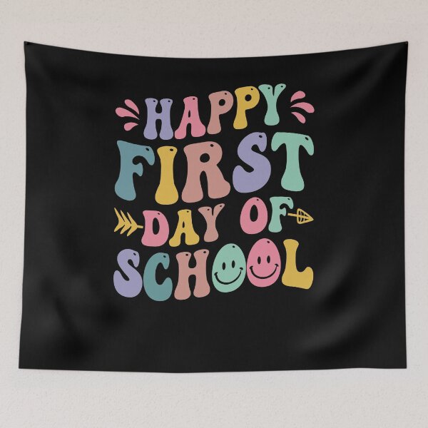 Item preview, Happy First Day Of School Shirt, Back To School Shirt, Teacher Appreciation Shirt, Gift For Teachers, Teacher Gift, Kindergarten Teacher designed and sold by aymob.