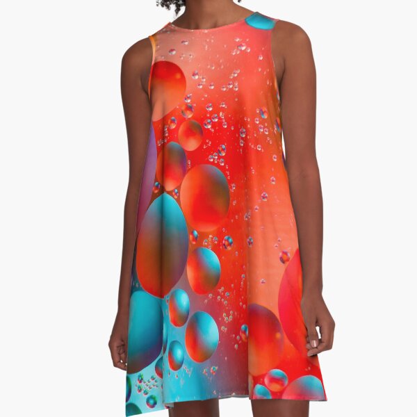 Oil and Water A-Line Dress