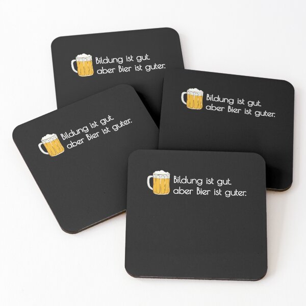 Item preview, Bier Geschenk Bildung ist gut Bier ist guter Alkohol Party designed and sold by Lenny Stahl.
