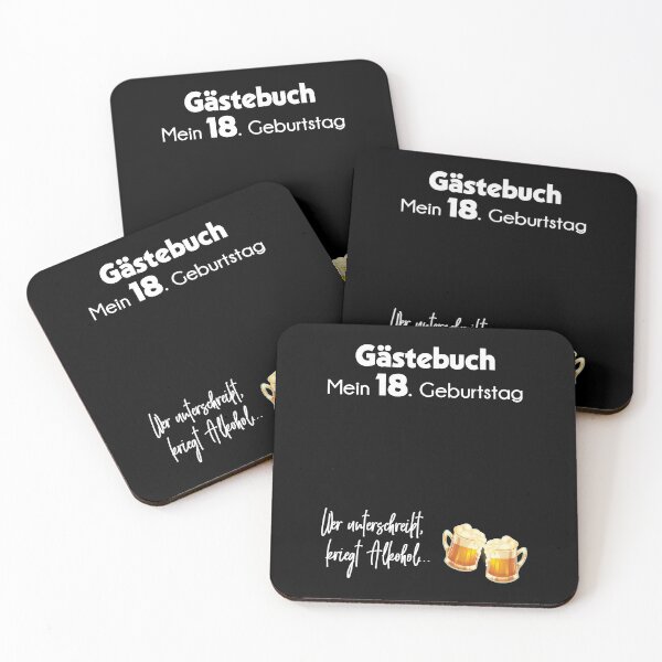 Artikelvorschau, 18 Jahre Gästebuch 18. Geburtstag Geschenk Alkohol Party entworfen und verkauft von Lenny Stahl.