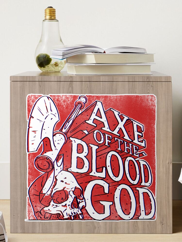 Axe of the Blood God Sticker for Sale by iaingillespie