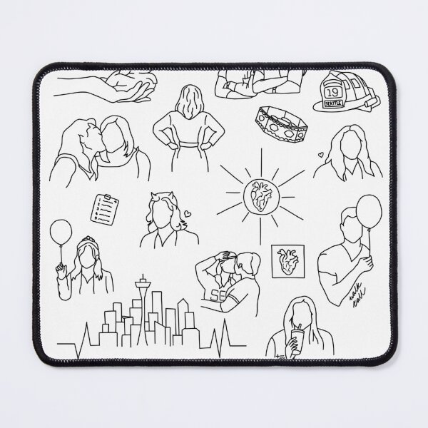 Item preview, greys outline art designed and sold by abbscreates.