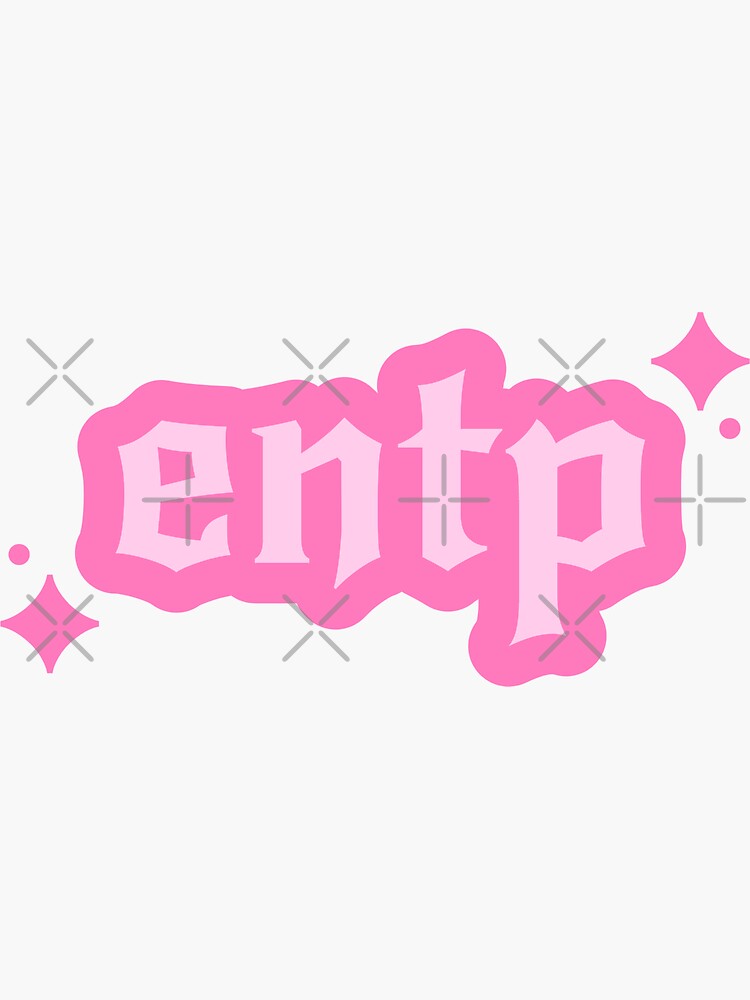 Entp Personality Sticker For Sale By Venusbyliv Redbubble