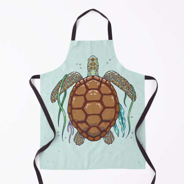 Item preview, Sea turtle underwater with seaweed and coral designed and sold by Shirtey.