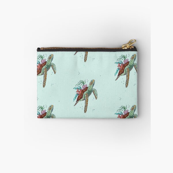 Item preview, Sea turtle underwater with seaweed and coral designed and sold by Shirtey.