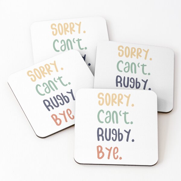 Item preview, Sorry Can't Rugby Bye Funny Rugby Lovers designed and sold by medbdj.