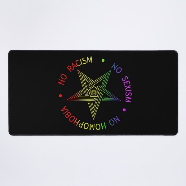 Item preview, Baphomet Pentagram Symbol Satanas - No Racism, No sexism, No Homophobia designed and sold by nueschka.