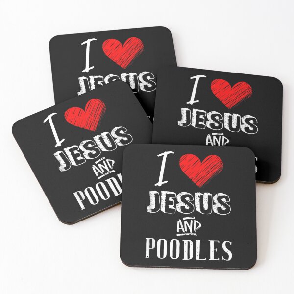 Item preview, I Love Jesus And Poodles Christian Pet Lover designed and sold by DrewDzung.