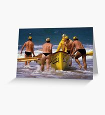 0390 Ready for action - Lifesavers Greeting Card