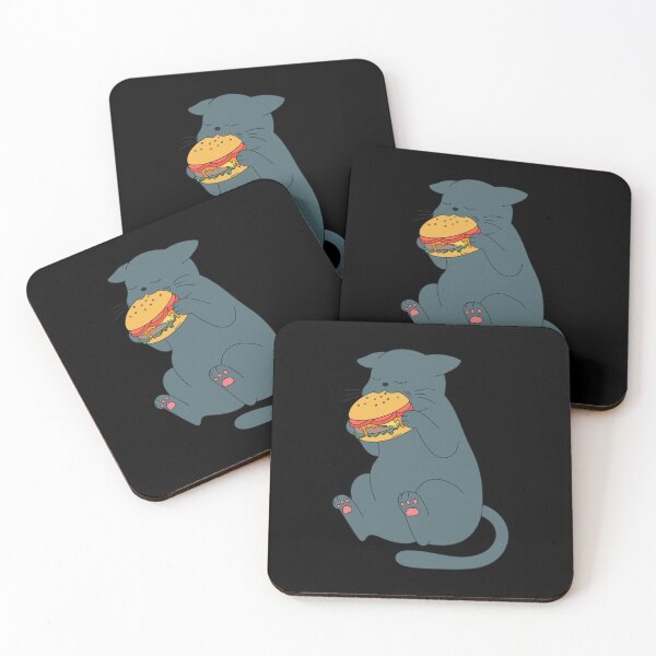 Item preview, Cat Eating Burger designed and sold by Pixelish.