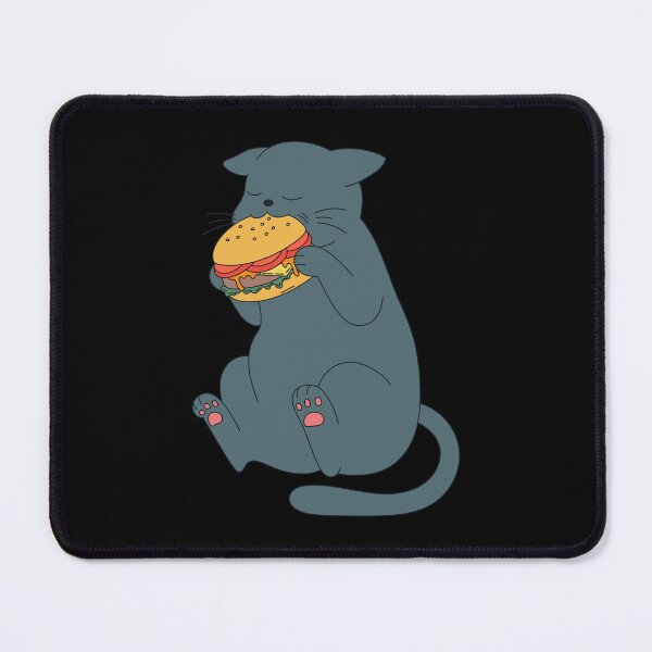 Item preview, Cat Eating Burger designed and sold by Pixelish.