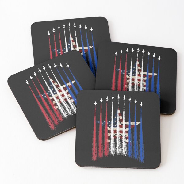 Artikelvorschau, 4. Juli Kampfjets Rot Weiß Blau 4. Amerikanische Flagge entworfen und verkauft von OSTONSHOP.