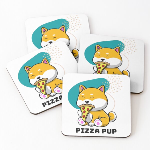 Item preview, Dog Eating Pizza Slice Pup designed and sold by TheWildFlix.