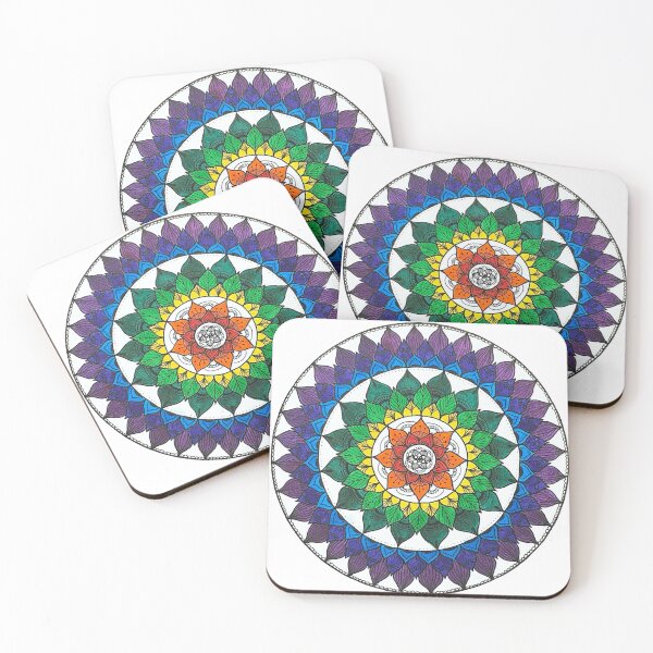 Item preview, Rainbow Mandala designed and sold by Emma Roach.