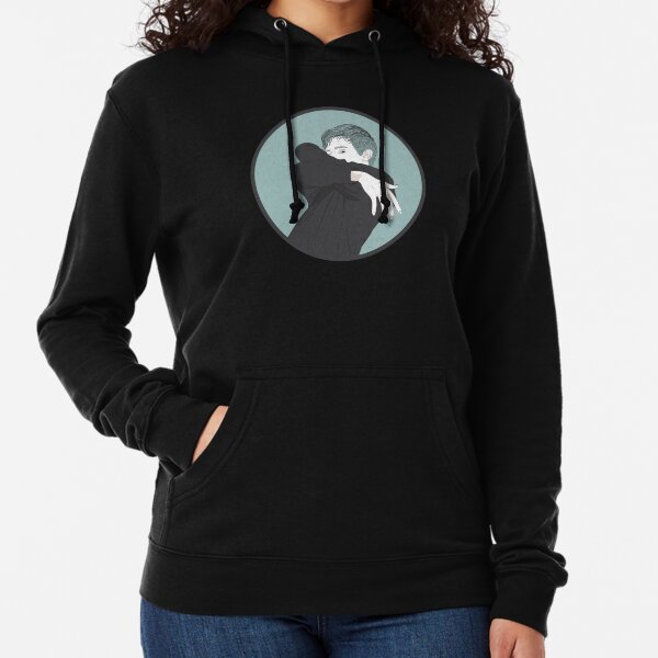 Fashion Guy (black background) Lightweight Hoodie