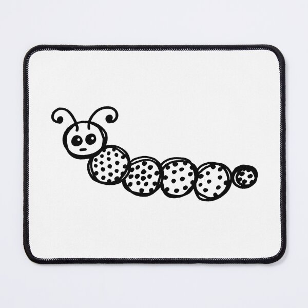 Item preview, Sketched Apathetic Caterpillar designed and sold by PeachBabeSuds.