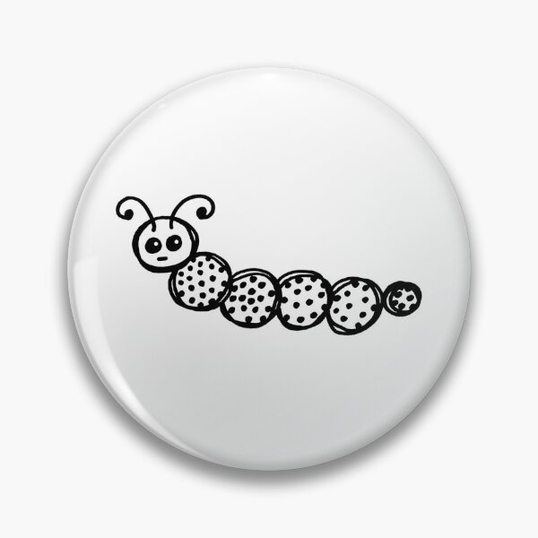 Item preview, Sketched Apathetic Caterpillar designed and sold by PeachBabeSuds.