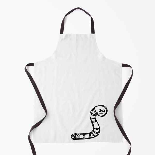 Item preview, Sketched Apathetic Worm designed and sold by PeachBabeSuds.