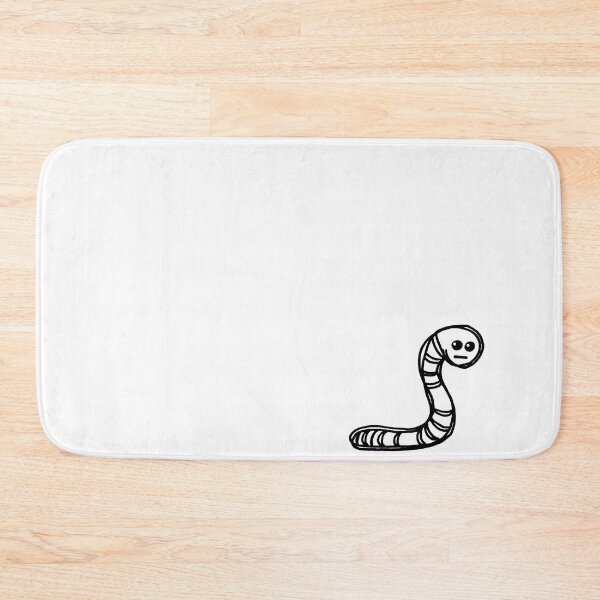 Item preview, Sketched Apathetic Worm designed and sold by PeachBabeSuds.