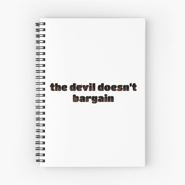 Item preview, The Devil Doesn’t Bargain  designed and sold by hakunamatata72.