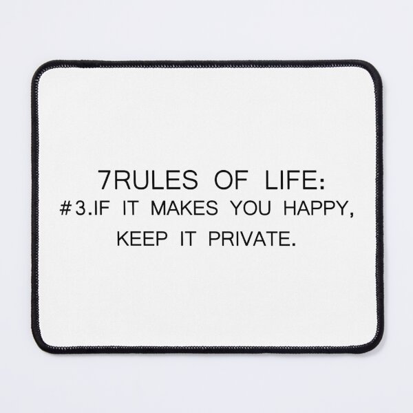 Item preview, 7RULES OF LIFE 3B designed and sold by Megaalinz.